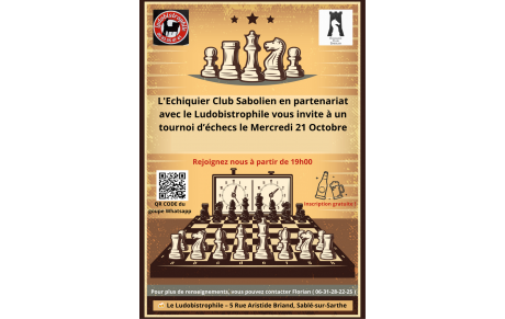 Tournoi d'échecs au Ludobistrophile