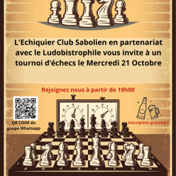 Tournoi d'échecs au Ludobistrophile